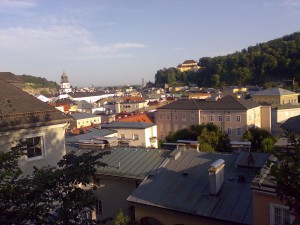 Bild: Blick über Salzburg